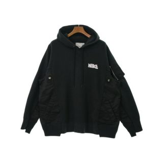 サカイ(sacai)のsacai サカイ パーカー XL 黒 【古着】【中古】(パーカー)