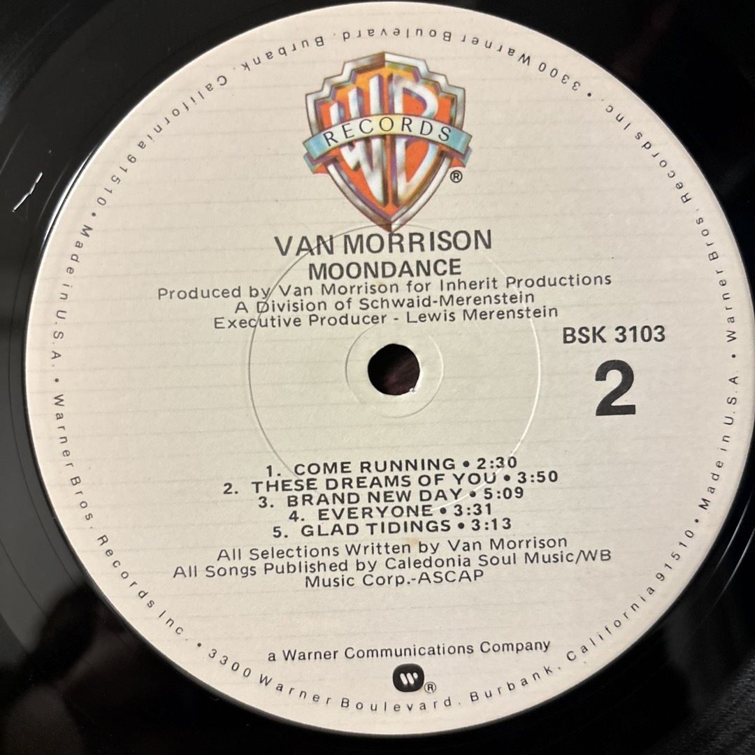 Van Morrison Moondance レコード LP ヴァン・モリソン エンタメ/ホビーのエンタメ その他(その他)の商品写真