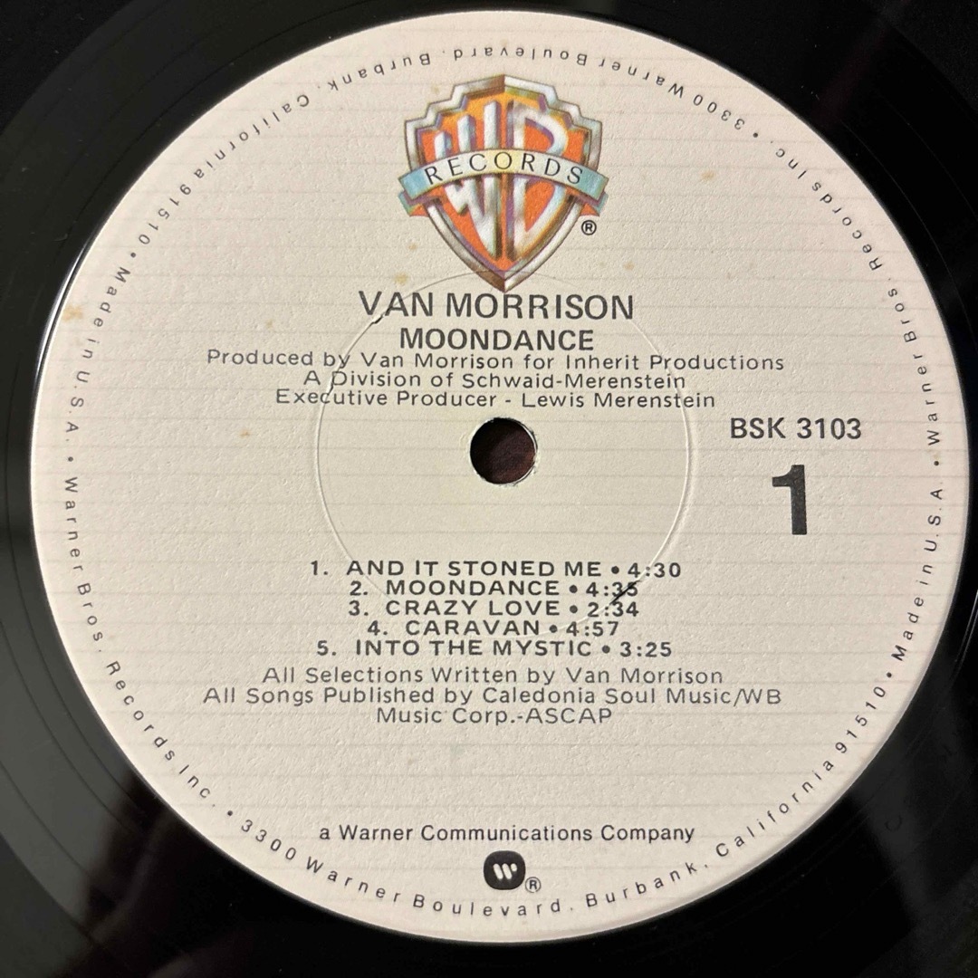 Van Morrison Moondance レコード LP ヴァン・モリソン エンタメ/ホビーのエンタメ その他(その他)の商品写真