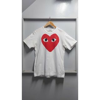 コムデギャルソン(COMME des GARCONS)のPLAY COMME des GARCONS AD2019 ダブルハートTシャツ(Tシャツ/カットソー(半袖/袖なし))