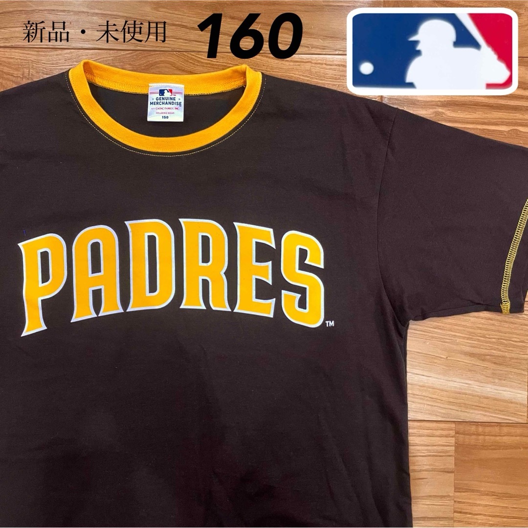 MLB(メジャーリーグベースボール)の【160】MLB公式  パドレス　半袖Tシャツ●ダルビッシュ 松井裕樹　XS S レディースのトップス(Tシャツ(半袖/袖なし))の商品写真