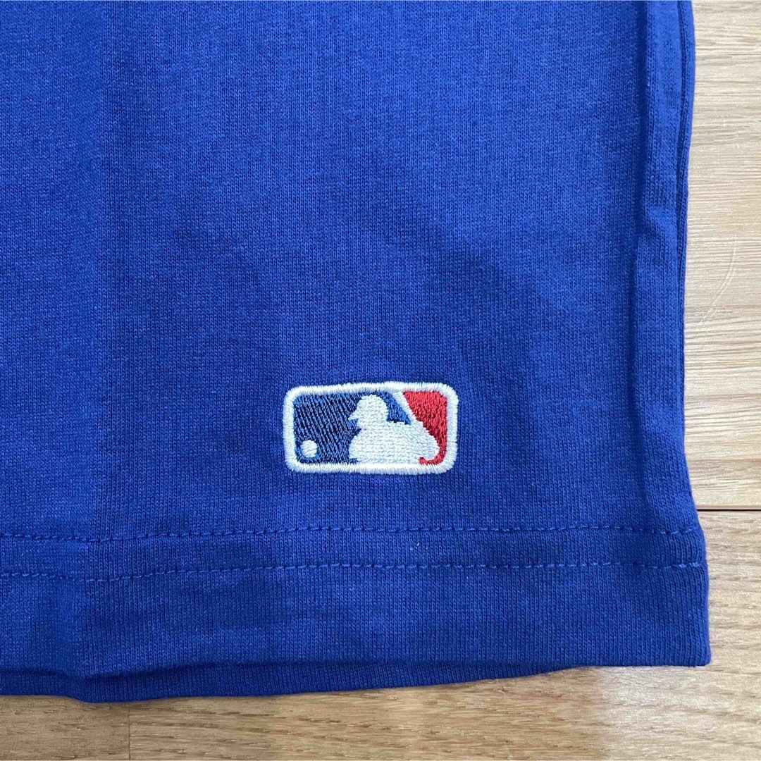 MLB(メジャーリーグベースボール)の【130】MLB公式 ドジャースロゴ半袖Tシャツ●大谷翔平　ユニフォーム　グッズ キッズ/ベビー/マタニティのキッズ服男の子用(90cm~)(Tシャツ/カットソー)の商品写真