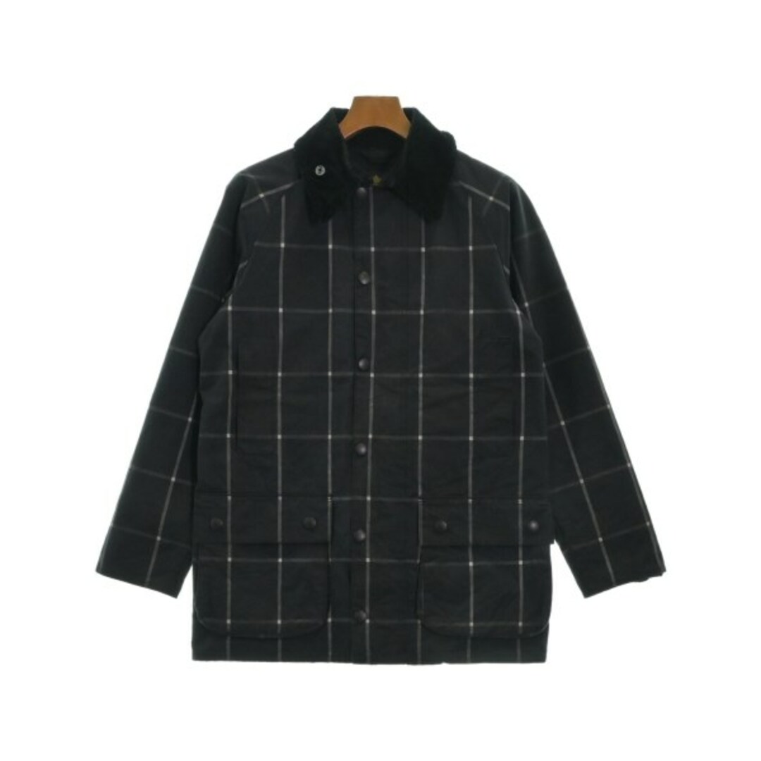 Barbour(バーブァー)のBarbour バブアー ブルゾン（その他） 36(S位) 黒系x白(チェック) 【古着】【中古】 メンズのジャケット/アウター(その他)の商品写真