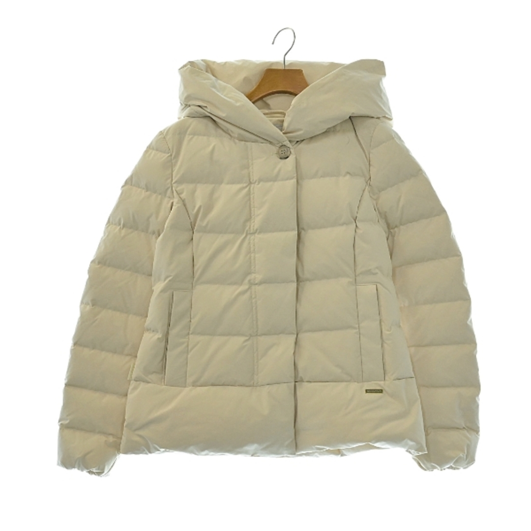 WOOLRICH(ウールリッチ)のWOOLRICH ウールリッチ ダウンジャケット/ダウンベスト M ベージュ 【古着】【中古】 レディースのジャケット/アウター(ダウンジャケット)の商品写真