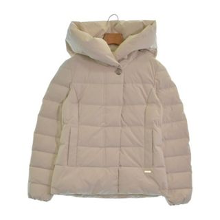 ウールリッチ(WOOLRICH)のWOOLRICH ウールリッチ ダウンジャケット/ダウンベスト M ベージュ 【古着】【中古】(ダウンジャケット)