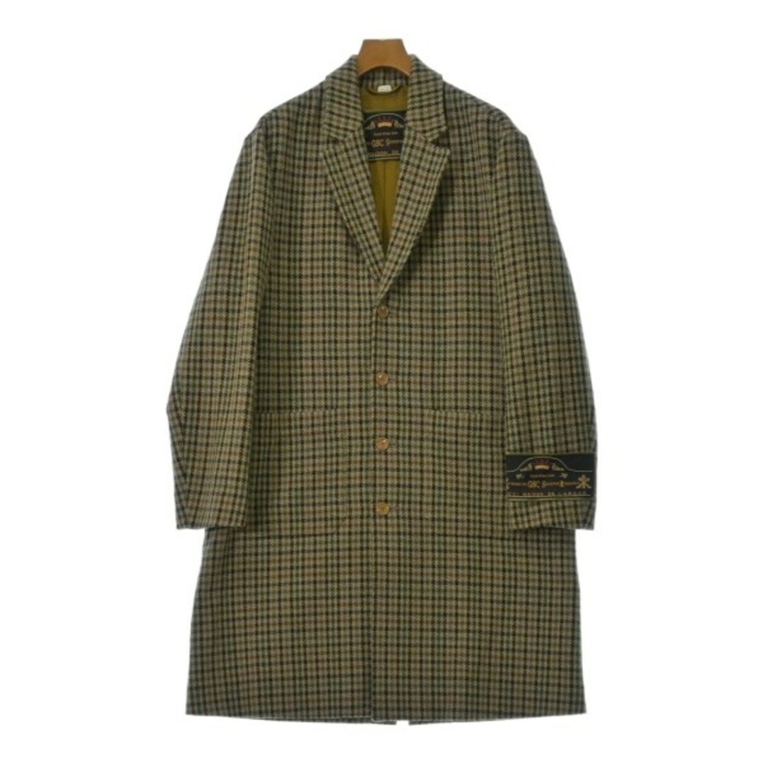 GUCCI - GUCCI グッチ チェスターコート 46(M位) 茶系x緑等 GUCCI - GUCCI グッチ チェスターコート 46(M位) 茶系x緑等