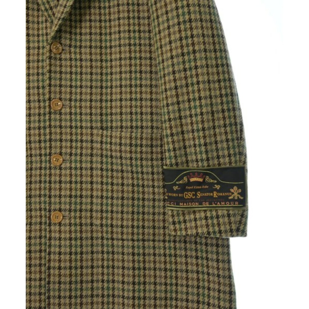 GUCCI - GUCCI グッチ チェスターコート 46(M位) 茶系x緑等 GUCCI - GUCCI グッチ チェスターコート 46(M位) 茶系x緑等