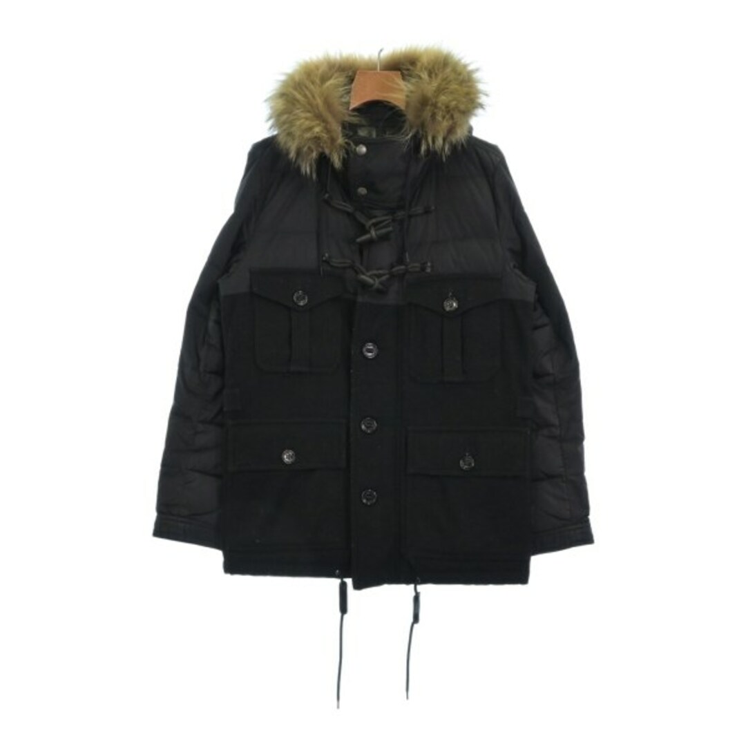 MONCLER(モンクレール)のMONCLER モンクレール ダウンジャケット/ダウンベスト 0(XS位) 黒 【古着】【中古】 メンズのジャケット/アウター(ダウンジャケット)の商品写真