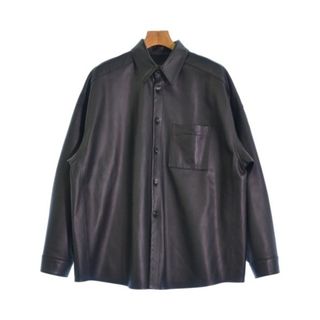 マルニ(Marni)のMARNI マルニ カジュアルシャツ 48(L位) 黒 【古着】【中古】(シャツ)