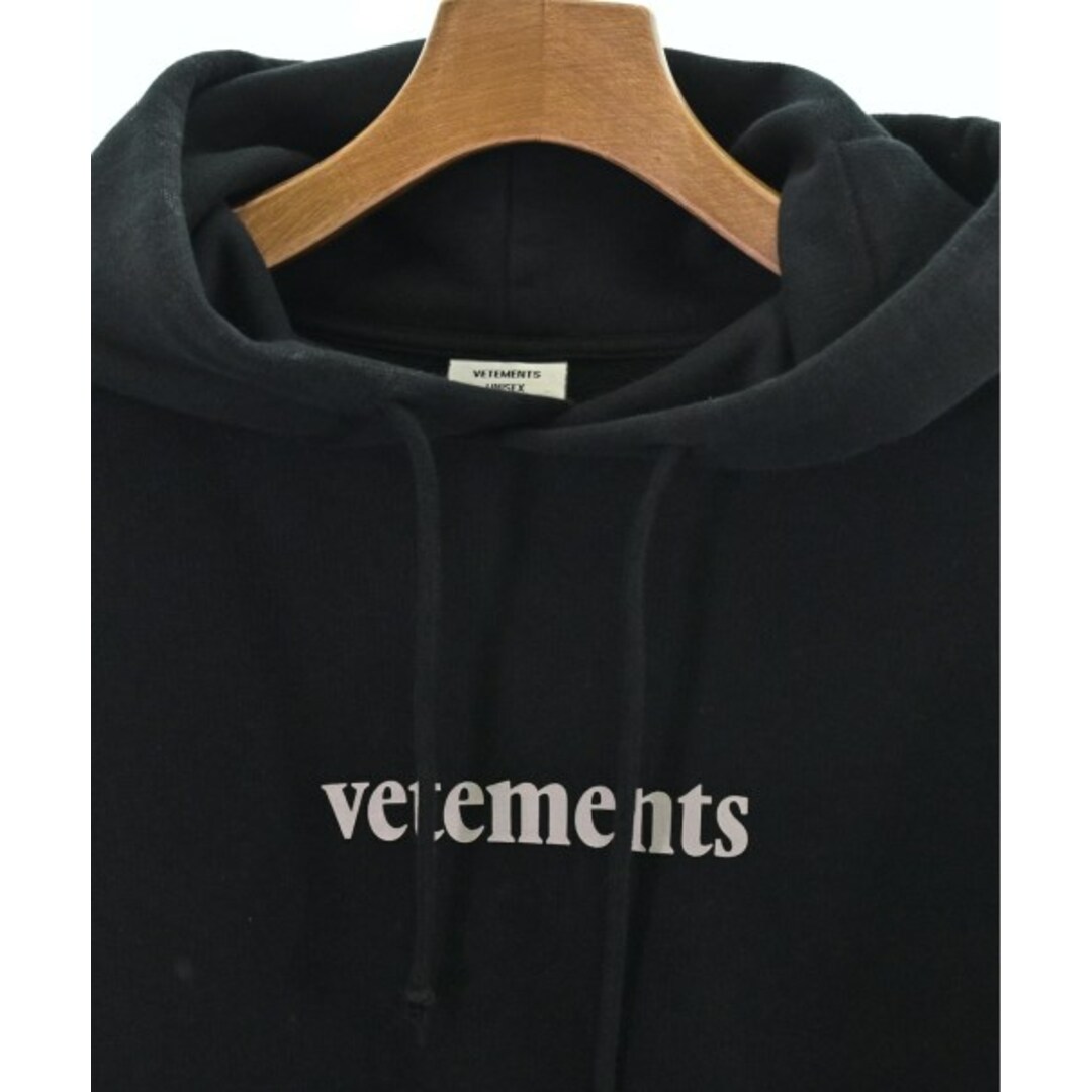 VETEMENTS - VETEMENTS ヴェトモン パーカー S 黒 【古着 VETEMENTS - VETEMENTS ヴェトモン パーカー S 黒 【古着