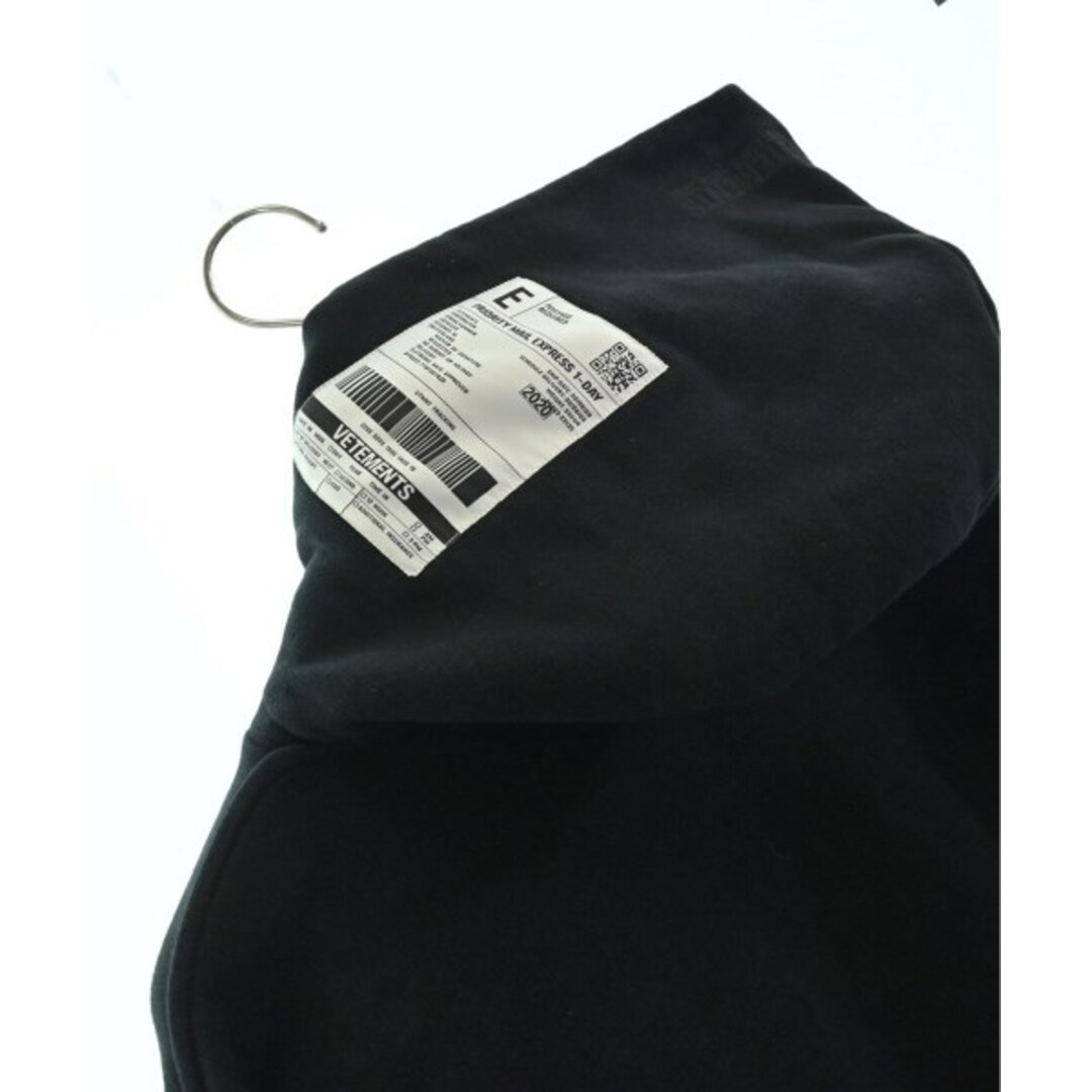VETEMENTS - VETEMENTS ヴェトモン パーカー S 黒 【古着 VETEMENTS - VETEMENTS ヴェトモン パーカー S 黒 【古着