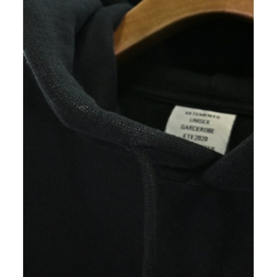 VETEMENTS - VETEMENTS ヴェトモン パーカー S 黒 【古着 VETEMENTS - VETEMENTS ヴェトモン パーカー S 黒 【古着