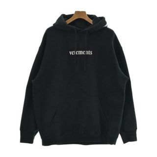 ヴェトモン(VETEMENTS)のVETEMENTS ヴェトモン パーカー S 黒 【古着】【中古】(パーカー)