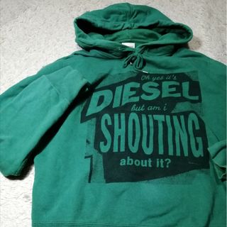 ディーゼル(DIESEL)の★DIESEL ディーゼル★レトロ ビッグプリント パーカー オーバーシルエット(パーカー)