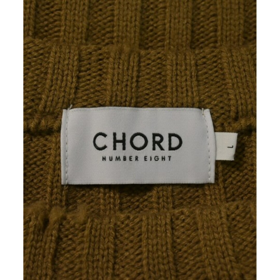 CHORD NUMBER EIGHT(コードナンバーエイト)のCHORD NUMBER EIGHT ニット・セーター L 茶 【古着】【中古】 メンズのトップス(ニット/セーター)の商品写真