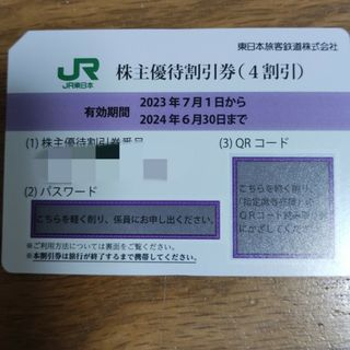 JR東日本　株主優待割引券　1枚（24年6月期限）(その他)