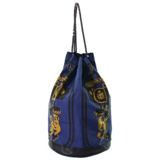 Hermes - HERMES エルメス バッグ（その他） - 青x黒x黄(総柄) 【古着】【中古】