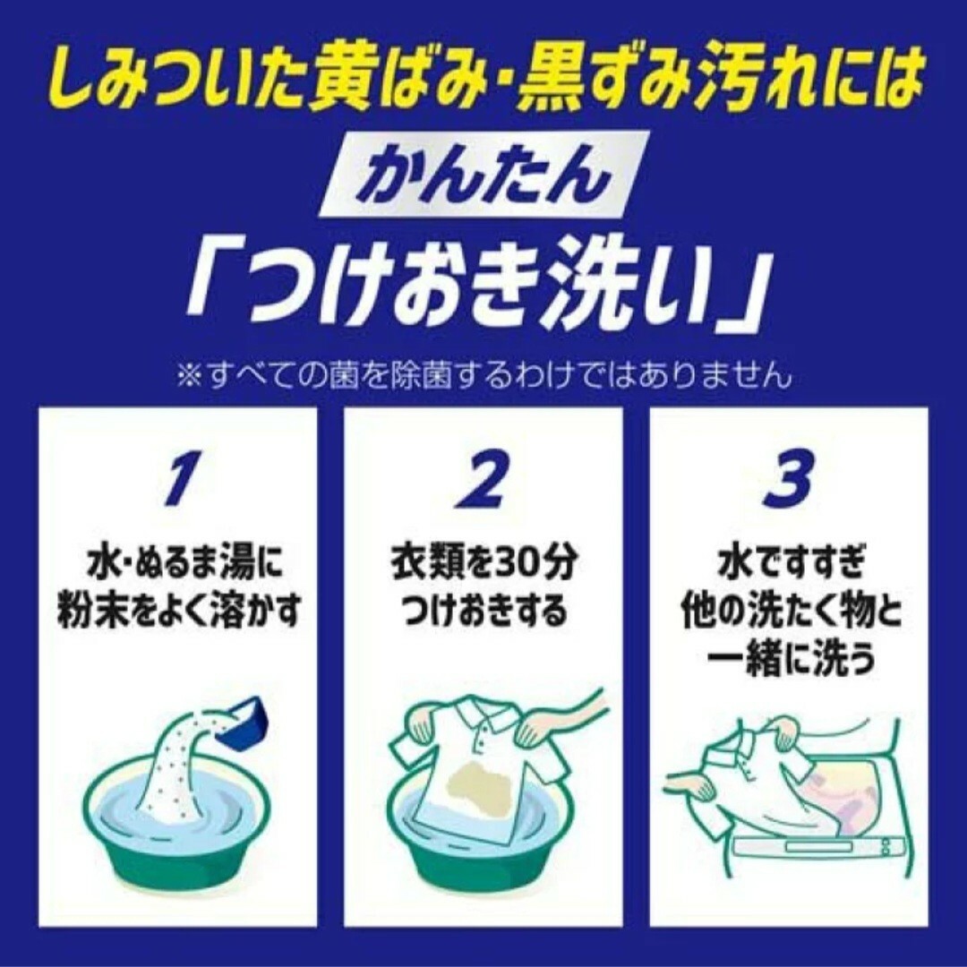 ワイドハイター(ワイドハイター)のワイドハイター 漂白剤 PRO 強力分解パウダー 詰め替え 450g　4袋セット インテリア/住まい/日用品の日用品/生活雑貨/旅行(洗剤/柔軟剤)の商品写真