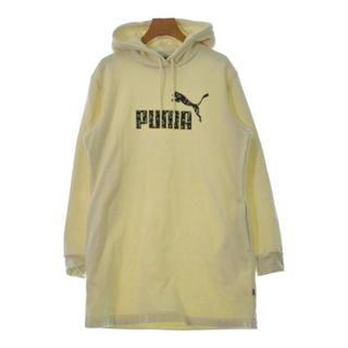 プーマ(PUMA)のPUMA プーマ ワンピース L アイボリー 【古着】【中古】(ひざ丈ワンピース)