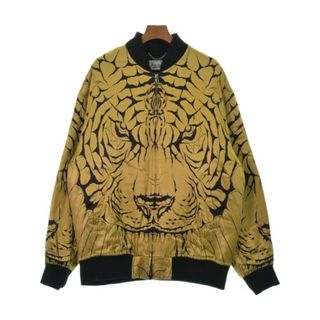 WACKO MARIA ブルゾン（その他） XL ゴールドx黒(総柄) 【古着】【中古】