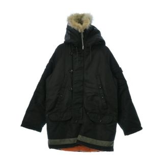 ステューシー(STUSSY)のSTUSSY ステューシー ミリタリーブルゾン S 黒 【古着】【中古】(ミリタリージャケット)