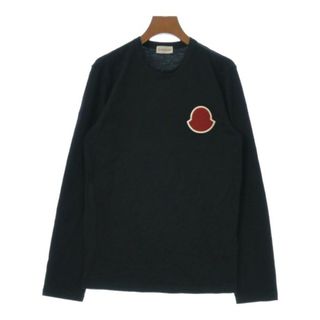 モンクレール(MONCLER)のMONCLER モンクレール Tシャツ・カットソー S 紺 【古着】【中古】(Tシャツ/カットソー(半袖/袖なし))