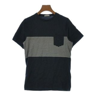 モンクレール(MONCLER)のMONCLER モンクレール Tシャツ・カットソー S 紺 【古着】【中古】(Tシャツ/カットソー(半袖/袖なし))