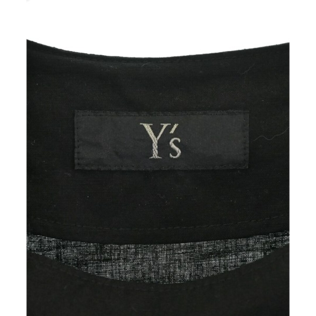 Y's(ワイズ)のY's ワイズ ワンピース 1(XS位) 黒 【古着】【中古】 レディースのワンピース(ひざ丈ワンピース)の商品写真