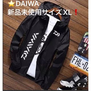 ダイワDAIWAフィッシングウェアフード付きジャケット長袖服通気性ウエア新品XL