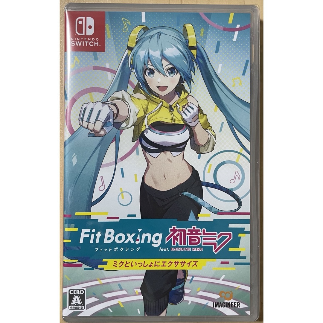 Nintendo Switch(ニンテンドースイッチ)の【新品未開封】ニンテンドースイッチ　Fit Boxing feat.初音ミク エンタメ/ホビーのゲームソフト/ゲーム機本体(家庭用ゲームソフト)の商品写真