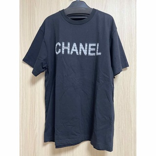 シャネル(CHANEL)の美品　CHANEL   シャネル　ユニフォーム　Tシャツ　50  ブラック　(Tシャツ(半袖/袖なし))