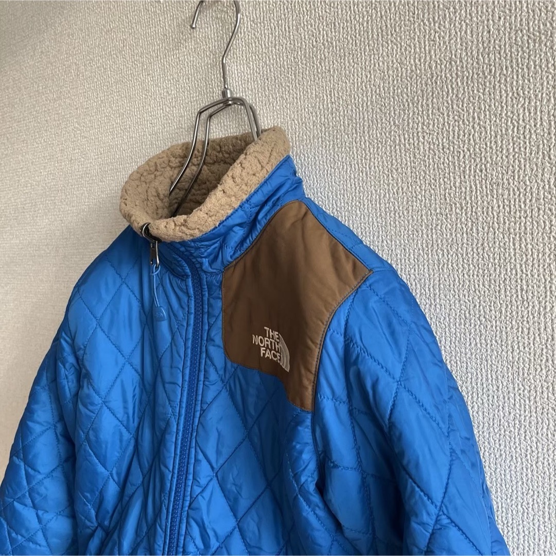 THE NORTH FACE(ザノースフェイス)の【キッズ】ノースフェイス　ボアフリース　ナイロンジャケット　リバーシブル　130 キッズ/ベビー/マタニティのキッズ服女の子用(90cm~)(ジャケット/上着)の商品写真