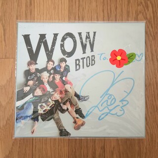 ビートゥービー(BTOB)のBTOB WOW イルン 直筆サイン(K-POP/アジア)