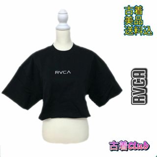 ルーカ(RVCA)のルーカ トップス クロップドカットソー AJ043-004 半袖 スモールロゴ (カットソー(半袖/袖なし))