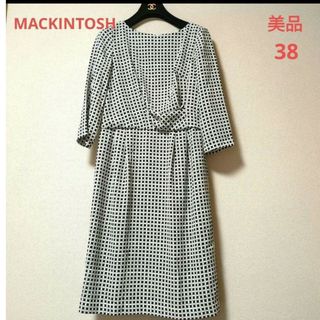 MACKINTOSH   小花柄　ワンピース　38(ひざ丈ワンピース)