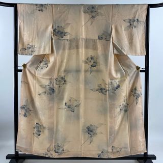 小紋 身丈156.5cm 裄丈65.5cm 正絹 優品 【中古】(着物)