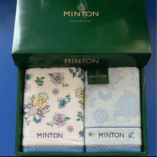 MINTON - MINTON ミントン　ハドンホール　フェイスタオル２枚セット　ブルー系