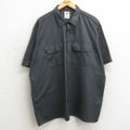 XL★古着 ディッキーズ Dickies 半袖 ワーク シャツ メンズ 大きい…