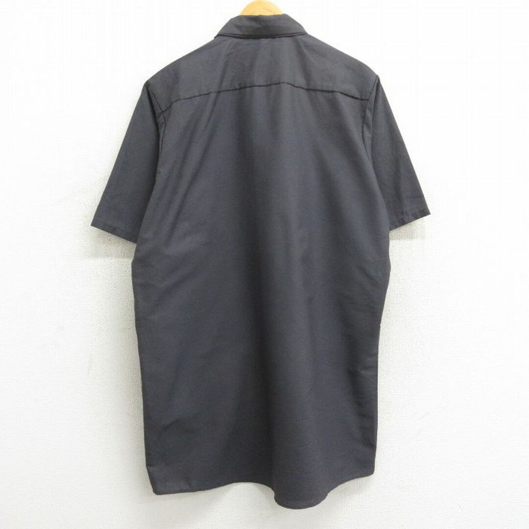 RED KAP(レッドキャップ)のXL★古着 レッドキャップ 半袖 ワーク シャツ メンズ CookLine ロング丈 濃グレー 24apr08 中古 トップス メンズのトップス(シャツ)の商品写真