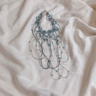 アッシュペーフランス(H.P.FRANCE)のbeads necklace(ネックレス)