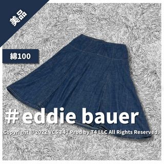 Eddie Bauer - 【美品】エディー バウアー デニムロングスカート L コットン ✓3763