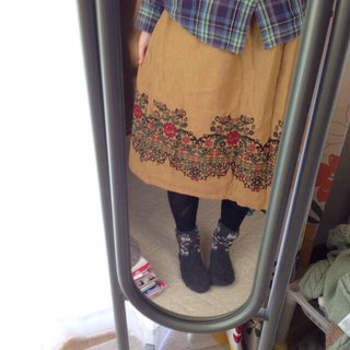 チチカカ(titicaca)のコーデュロイスカート(ロングスカート)