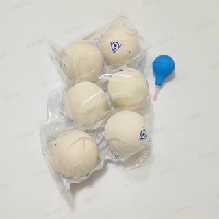 【新品】ダンロップ ソフトテニスボール6個+空気入れ(ボール)