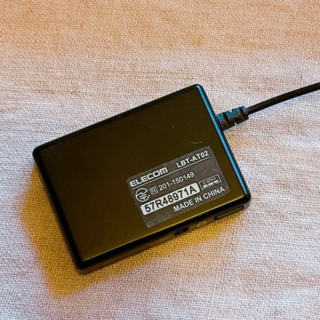 ELECOM(エレコム)のELECOM LBT-AT02 中古品 スマホ/家電/カメラのオーディオ機器(その他)の商品写真