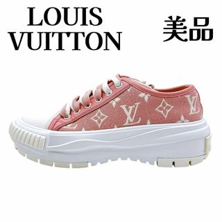LOUIS VUITTON - 美品 Louis Vuitton レザー スエード ローカット LOUIS VUITTON - 美品 Louis Vuitton レザー スエード ローカット