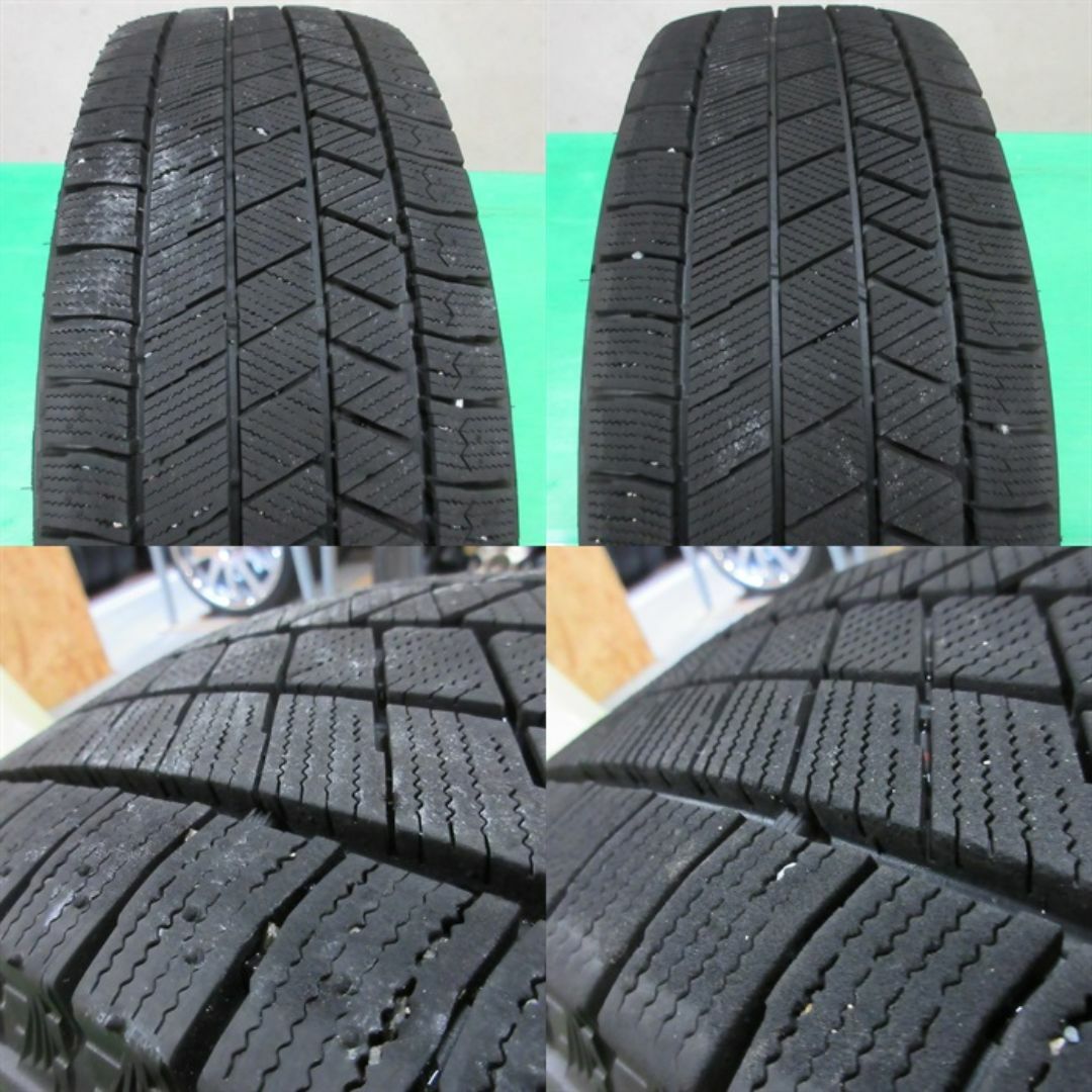 BRIDGESTONE(ブリヂストン)のシトロエンC3エアクロス 205/65R15 2022年バリ山スタッドレス 自動車/バイクの自動車(タイヤ・ホイールセット)の商品写真