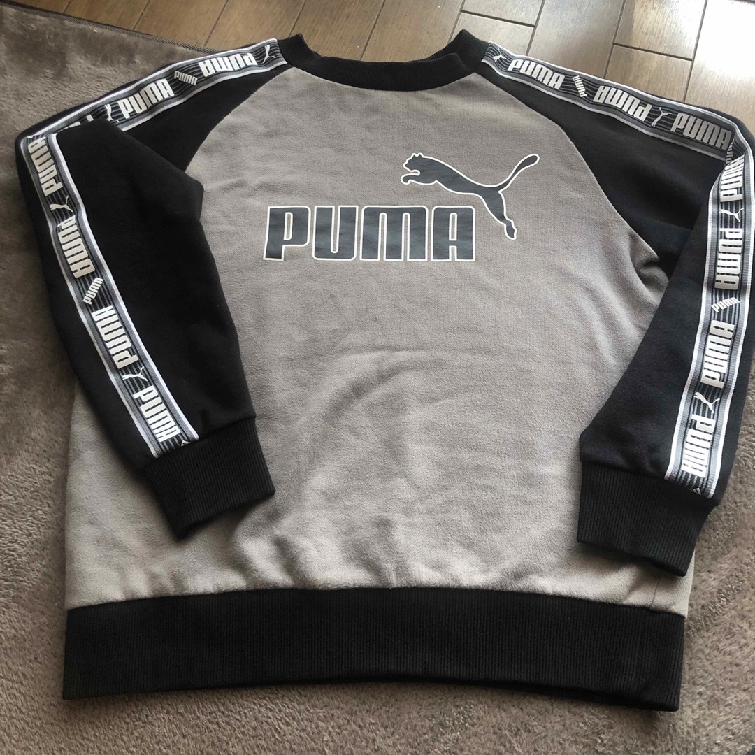 PUMA(プーマ)のPUMA グレーブラック　150 キッズ/ベビー/マタニティのキッズ服男の子用(90cm~)(ジャケット/上着)の商品写真