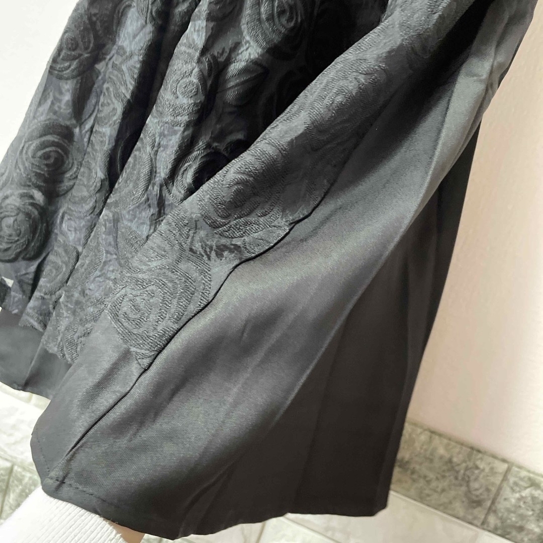 新品♡ブラックおしゃれスカート　M レディースのスカート(ロングスカート)の商品写真