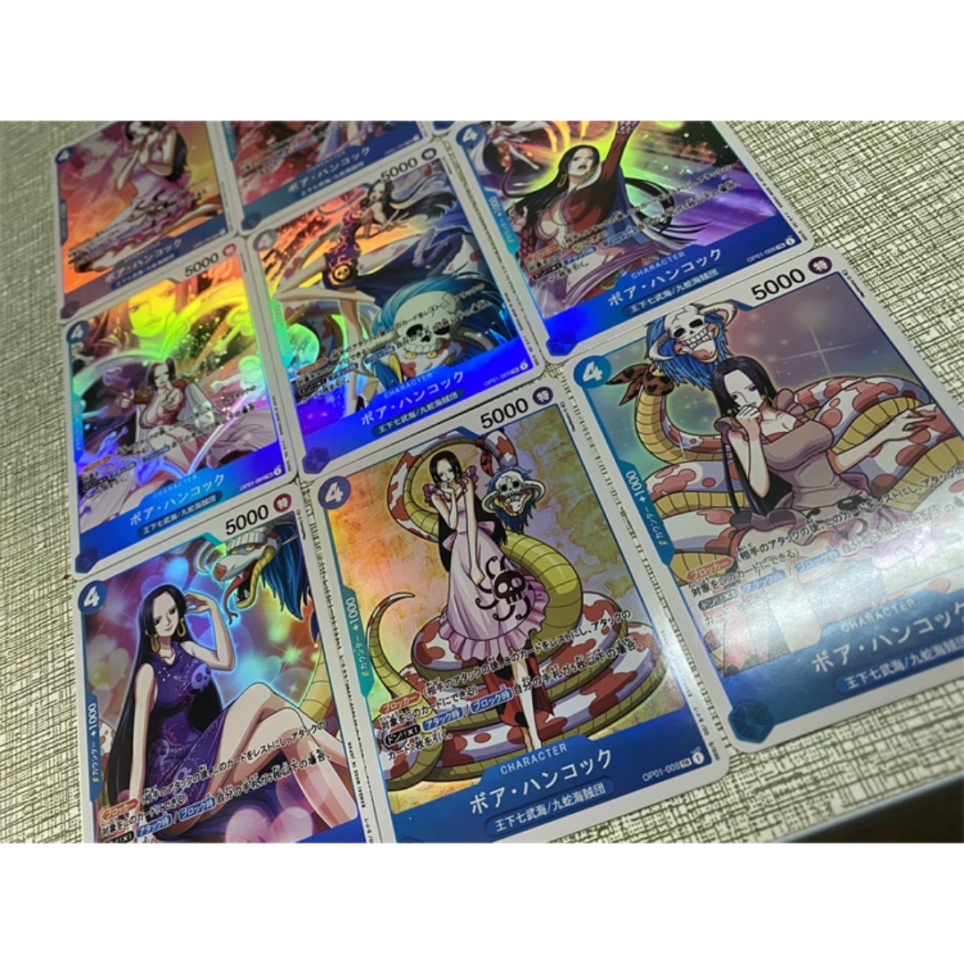 ACGカード　ワンピース　ハンコック9枚セット　蛇姫　九蛇海賊団船長 エンタメ/ホビーのトレーディングカード(シングルカード)の商品写真