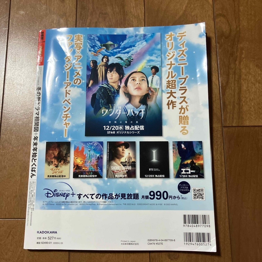 切り抜きなし　ザテレビジョン　2024 エンタメ/ホビーの雑誌(音楽/芸能)の商品写真